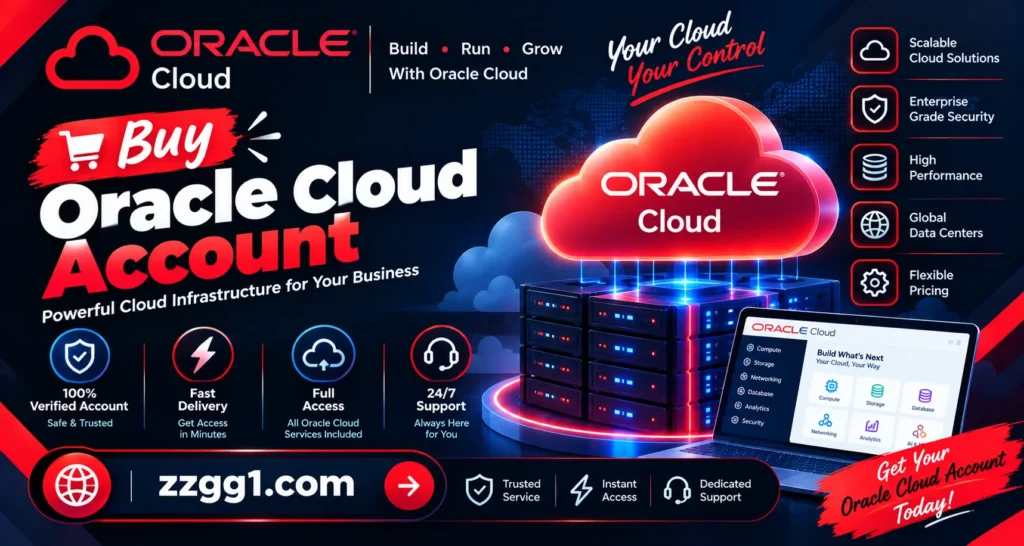 Oracle Cloud Account For Sale
