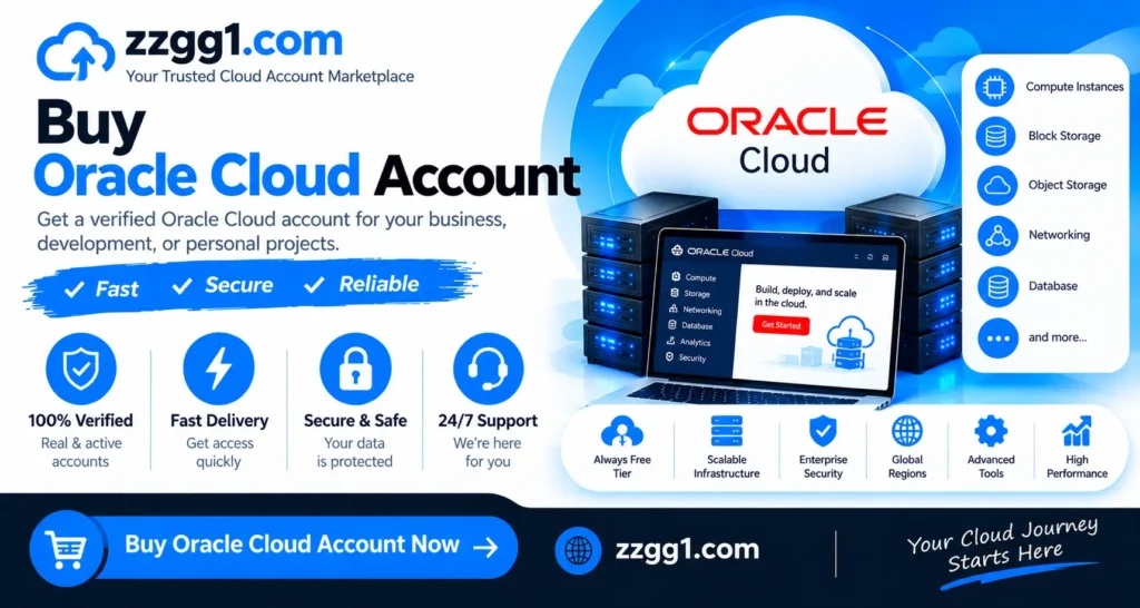 Buy Oracle Cloud Accounts